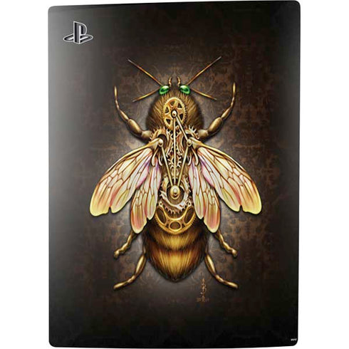 Brigid Ashwood Steampunk Bee PS5 Digital Edition Console Skin
